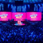 Iluminação e painel de led profissional para evento